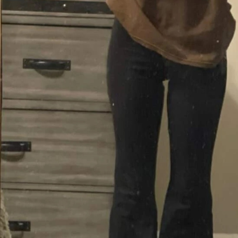 Black Soft High Waisted Flare Pants